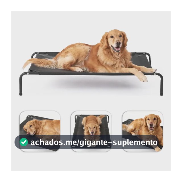 Kit Cama Cachorro Pets Suspensa Grande Suporta 50 Kg 90cm
