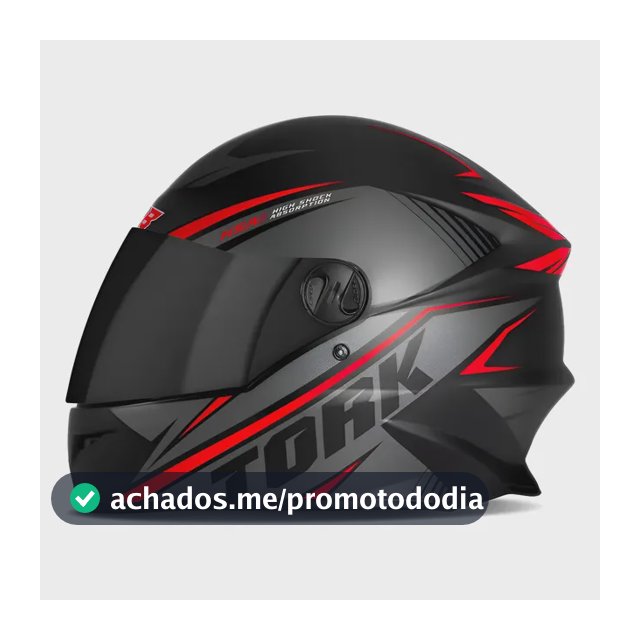 Capacete Moto Pro Tork Fechado Viseira Fumê Street Promoção