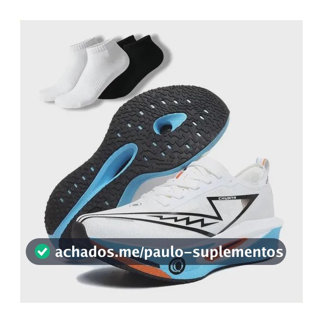 Tênis Breathable Corrida Com Placa Fibra Carbono Embutida  Ryanblue 42 Eu