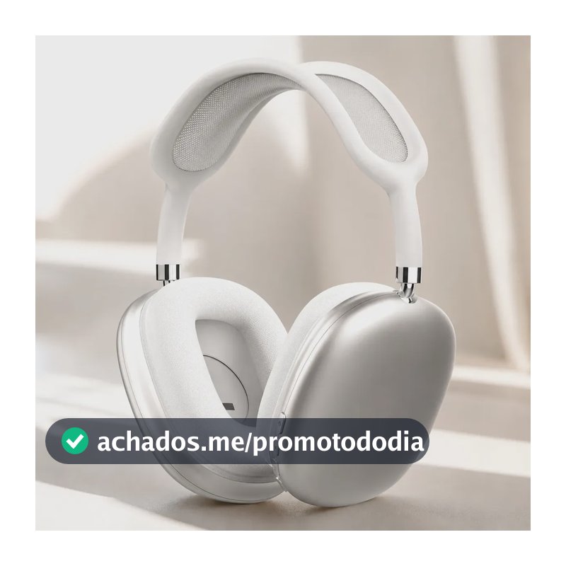 Fone De Ouvido Bluetooth Sem Fio Over Ear Air Top Dr Hank Headphone Premium Abafa Ruído Espacial Bateria Longa Confortável Microfone Dobrável Branco