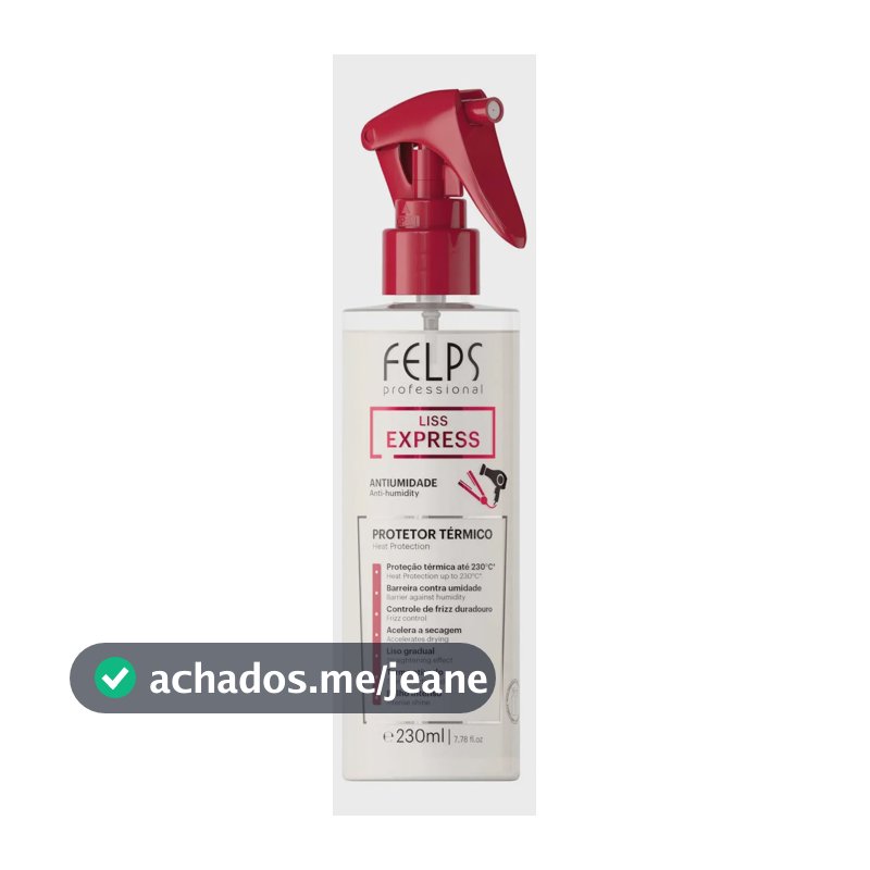 Protetor Térmico Liss Express Felps Professional - 230mL