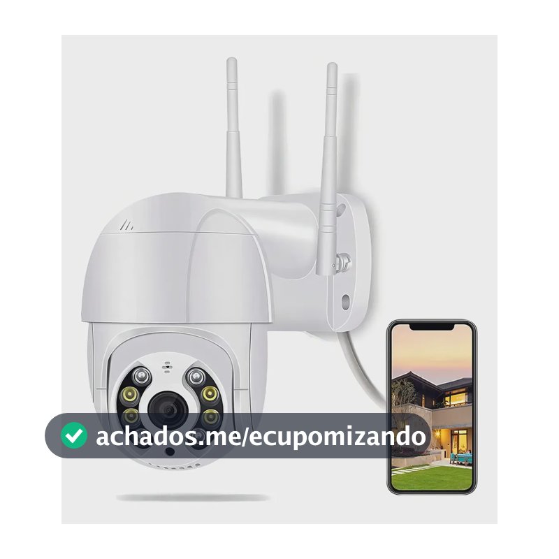 Câmera Ip Icsee Prova D Água Infravermelho Externa Wifi 1080