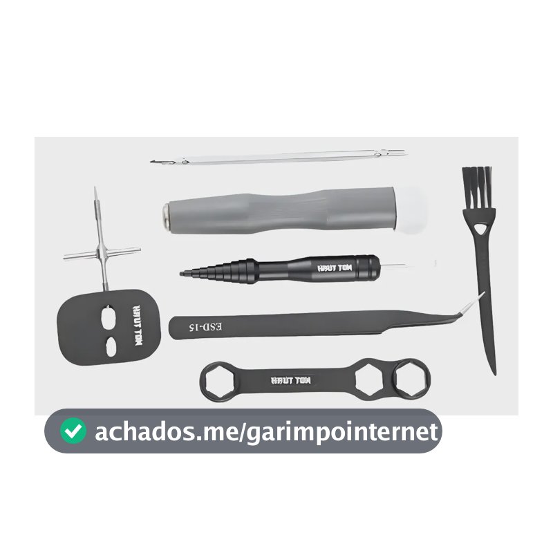 Kit Manutenção E Reparo De Carretilha Esportiva Profissional Preto Direito/esquerdo