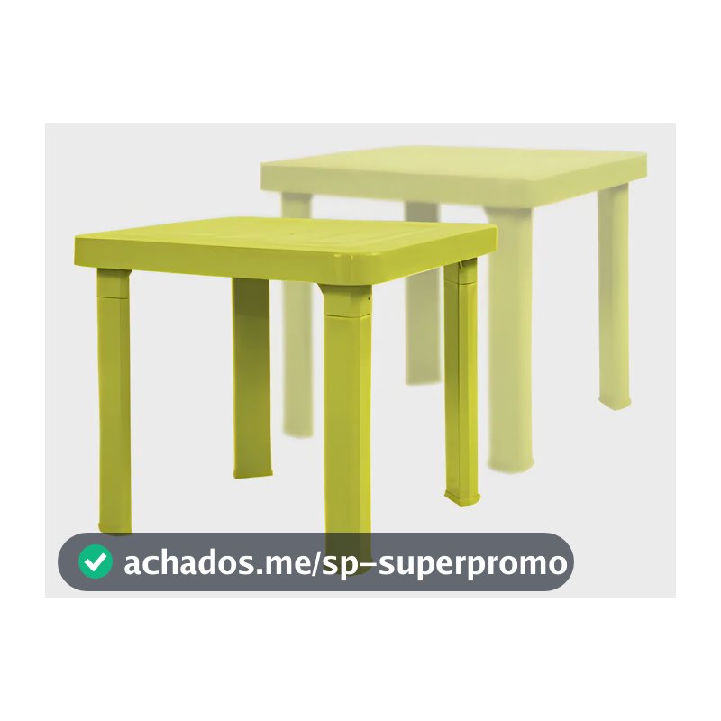 Mesa Mesinha Infantil Desmontável Multiuso Cor Pistache