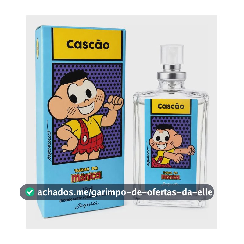 Perfume Cascão Deo Colônia Jequiti, 25 Ml Embalagem Vidro