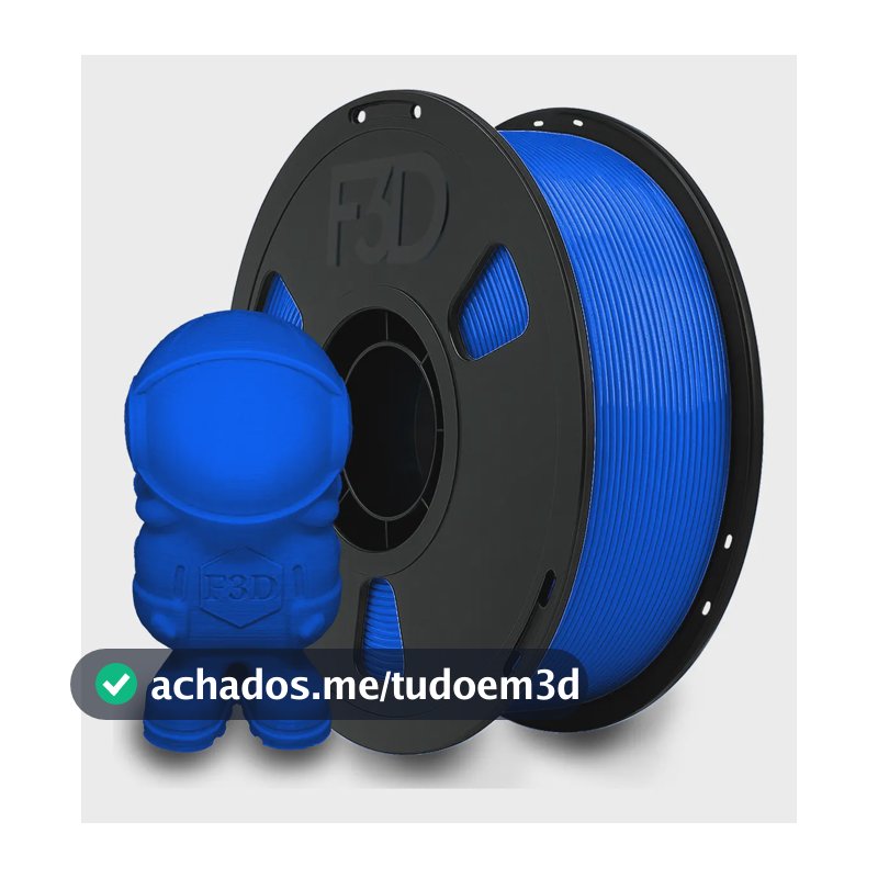 Filamento Pla Premium 1kg Azul High Speed Impressora 3d