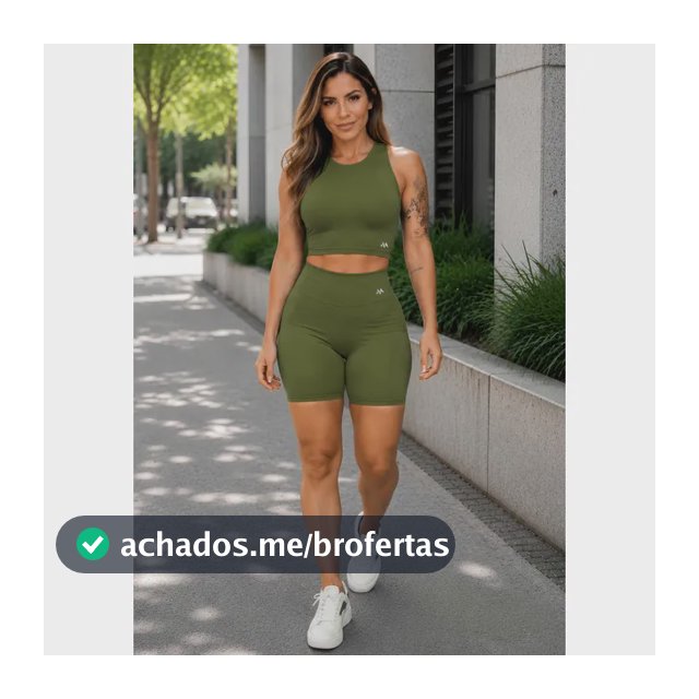 Conjunto Bermuda Feminino Academia Blackout Zero Transparenc