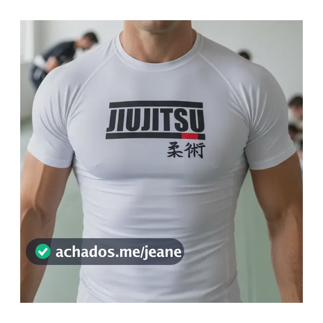 Camisa Compressão Jiujitsu Manga Curta Treino Rash Guard