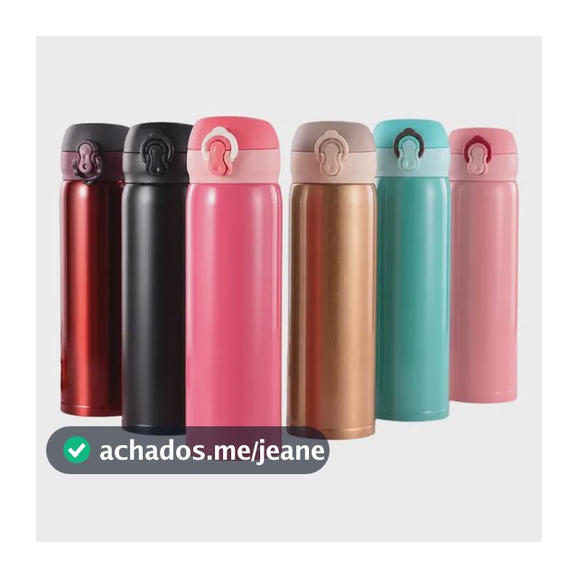 Garrafa Térmica Inox 500ml Personalizada Logo Nome Profissão