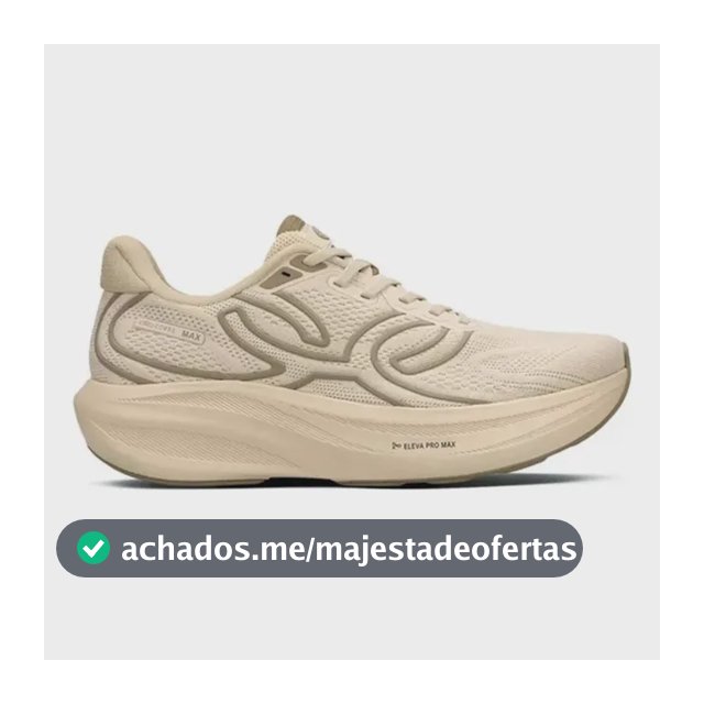 Tênis Feminino De Corrida Corre Max Olympikus Bege 36 Br