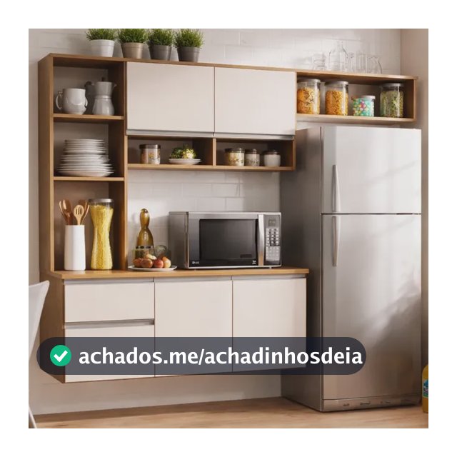 Armario De Cozinha Compacta Sol 5 Portas 1 Gaveta