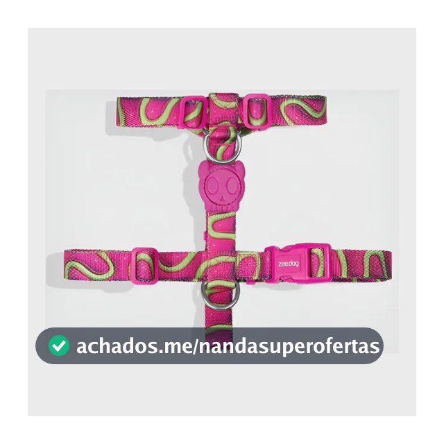 Arnês para cães H-Harness H3d Jelly Zeedog M Fuchsia Jerlly