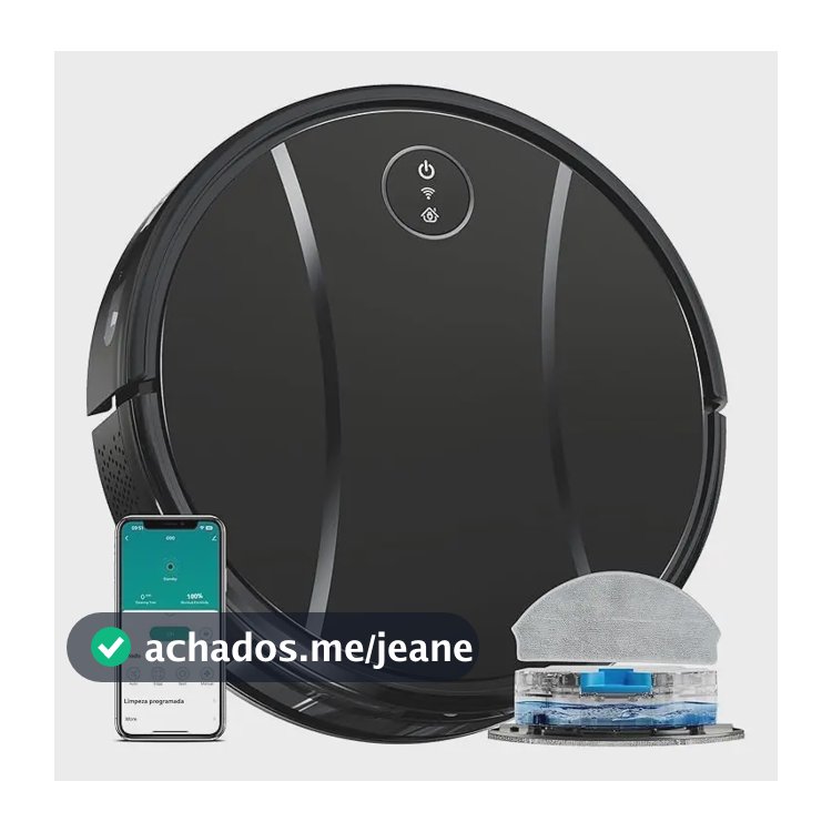 Tipdiy G90 Combinação Aspirador Robo Potente 4200pa Carregamento Automático Com App