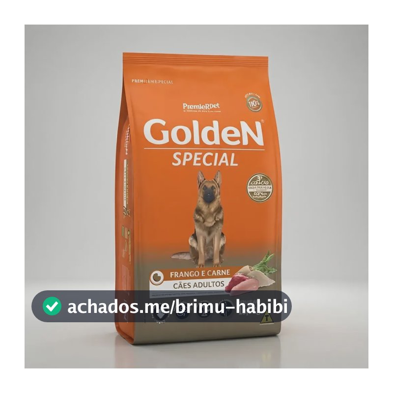 Ração Golden Special Cães Adultos Sabor Frango E Carne 15kg