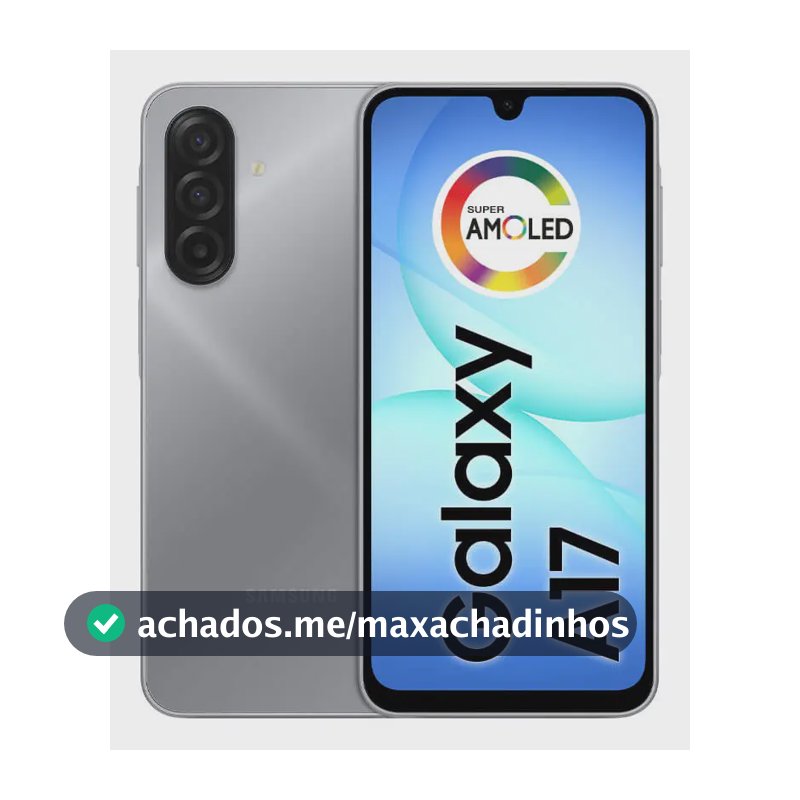 Celular Samsung Galaxy A17 Com Ia, 128gb, 4gb Ram, Câm De 50mp, Tela De 6.7, Nfc, Ip54 - Cinza