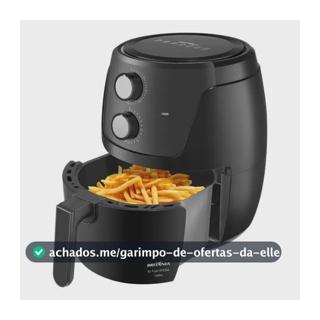 Air Fryer Britânia Bfr36a 4,2l Preta 63801129 Preto 220v