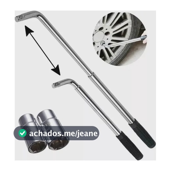 Chave De Roda L 17 19 21 23mm Telescópica Extensiva