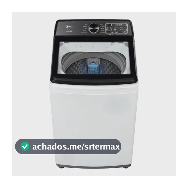 Máquina De Lavar Roupas 12kg Branca Midea Wave Impeller Branco
