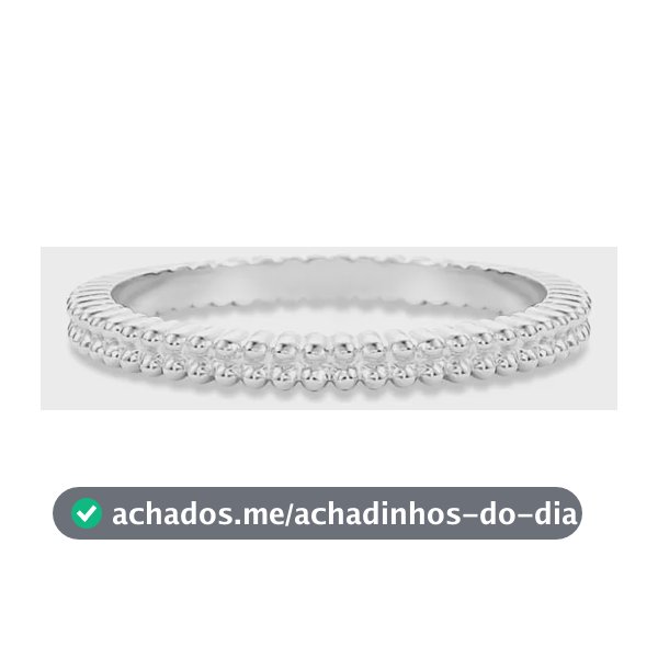Anel Life Duplo Bolinhas Em Prata 925 16