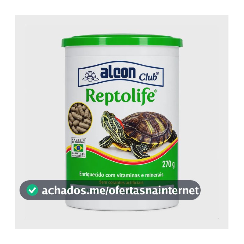 Ração Alcon ReptoLife para Tartarugas 270g