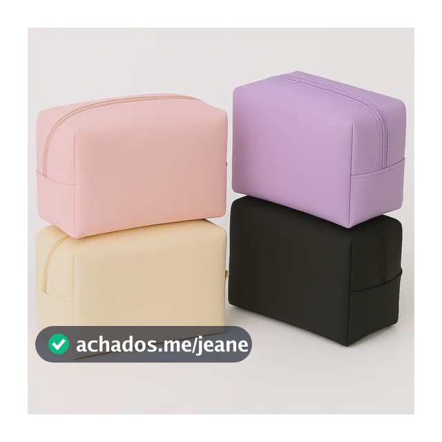 Kit Bolsa Necessarie 50 Unidades Lisa Brindes Ou Revenda