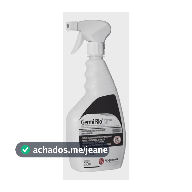 Desinfetante Germi Rio Spray Espuma Pronto Uso Rioquímica