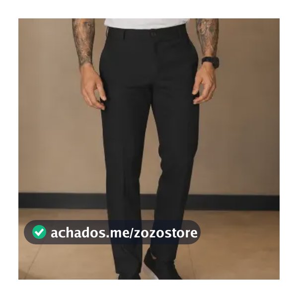 Calça Alfaiataria Masculina Em Microfibra Premium Ajustado