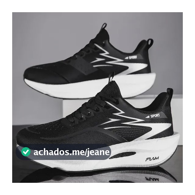 Tênis De Corrida Respiráveis Soft Sole Rebound  Preto 43 Eu