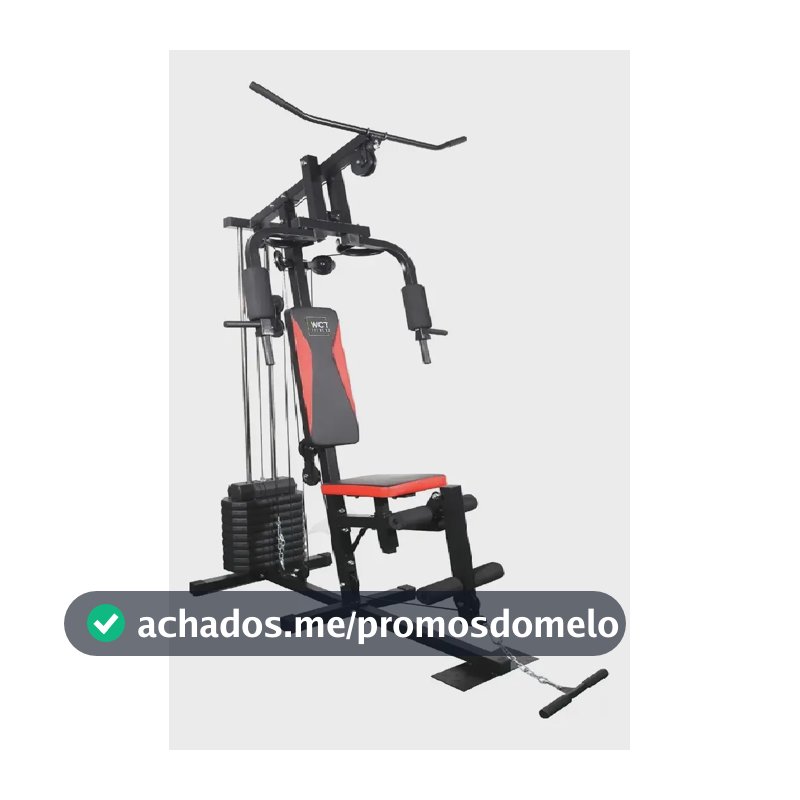 Estação Musculação 45Kg Completa Academia Treino WCT Fitness