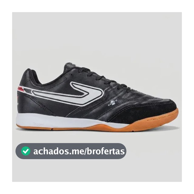 Chuteira Futsal Topper Maestro Pro Masculino Salão Couro