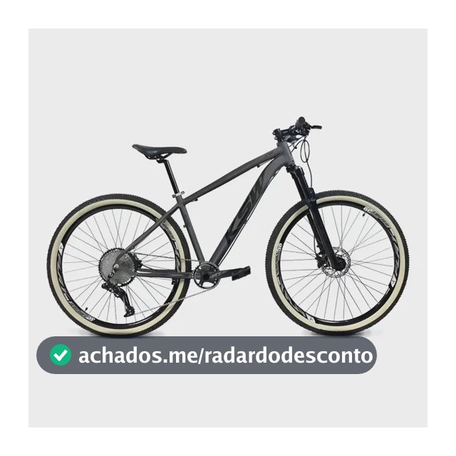 Bicicleta Aro 29 Ksw 9v Freio Hidráulico  Trava E  K7 11/40