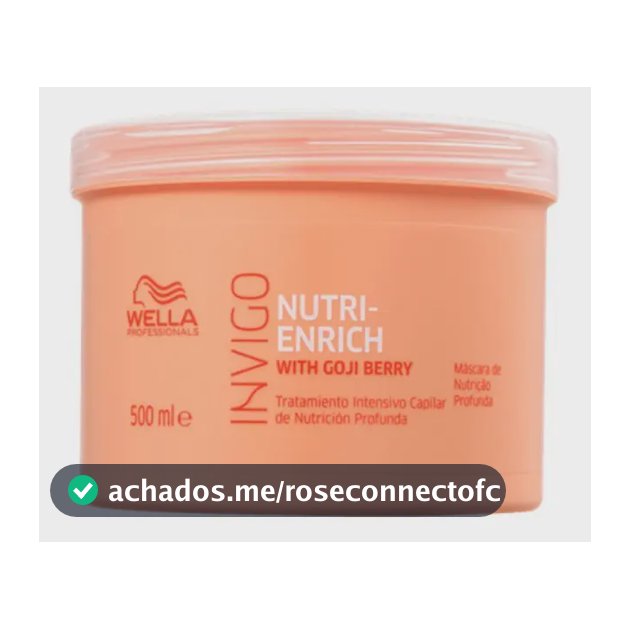 Máscara Invigo Nutri Enrich 500ml Wella Professionals