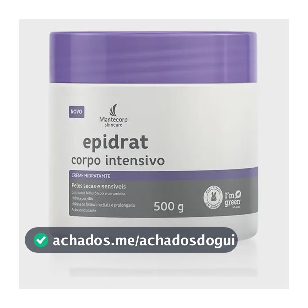 Creme Hidratante Epidrat Corpo Intensivo 500g