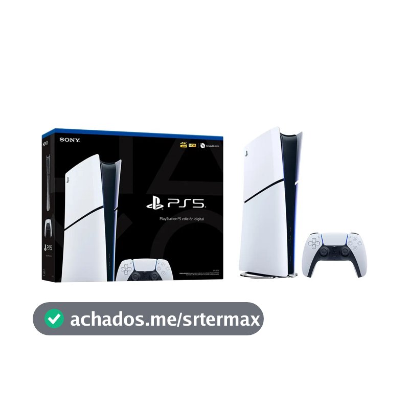 PlayStation 5 Edição Digital 825 GB Slim CFI 2114B Novo Lacrado