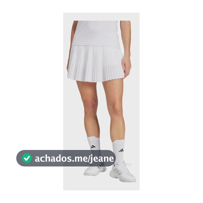 Saia Plissada Club Tennis Climacool adidas Branco M