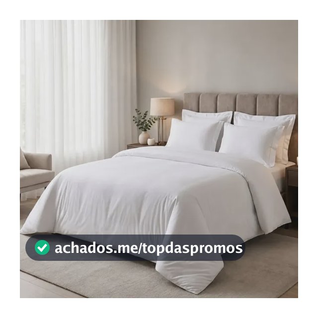 Capa Edredom Duvet Queen 400 Fios Luxo Toque De Algodão