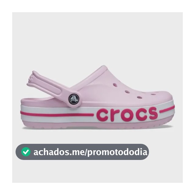 Sandália Crocs Bayaband Clog Ballerina Pink/candy Pink