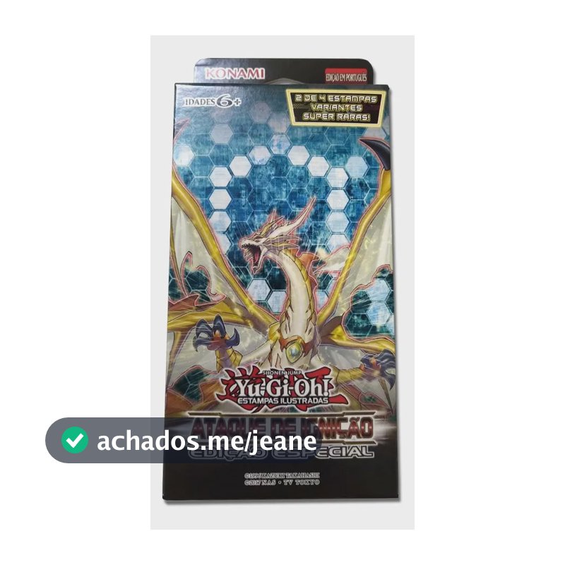 Booster Yu-Gi-Oh! Ataque de Ignição Special Edition Konami TCG