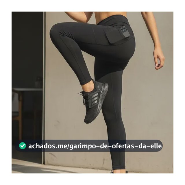 Calça Legging Fitness Bolso Lateral Polo Wear Preto M