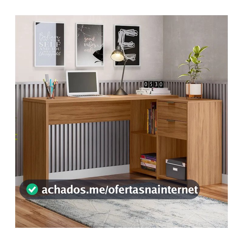 Mesa Para Notebook L Nt2060 Notável Móveis Cor Freijó