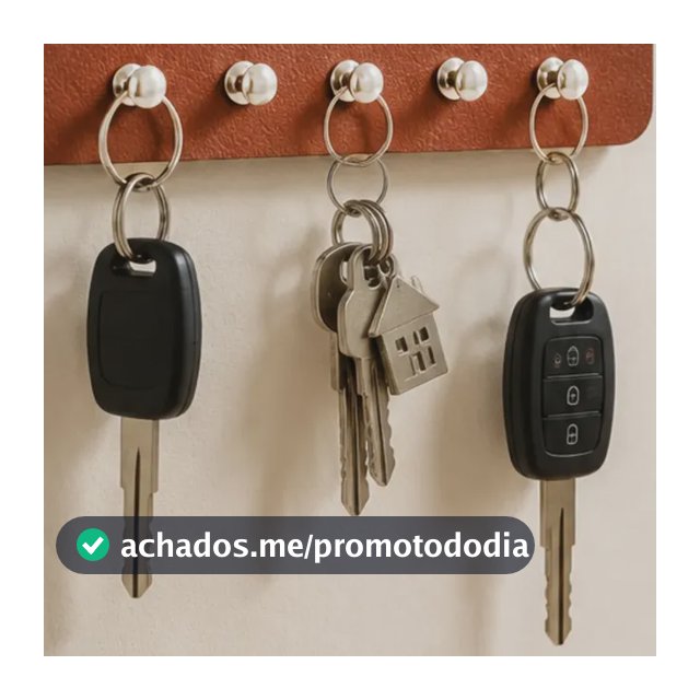 Porta Chaves Mdf Acabamento Em Couro E Frases Personalizadas