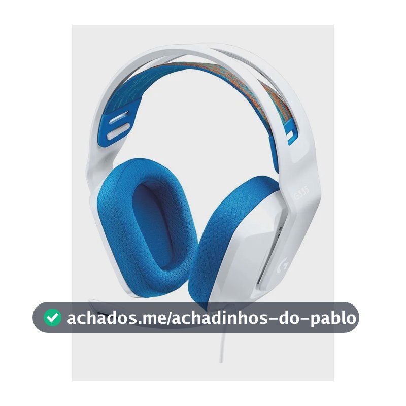 Headset Gamer Logitech G335 Branco
