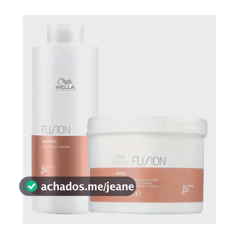 Wella Professionals Fusion Shampo 1 L Máscara 500ml Original
