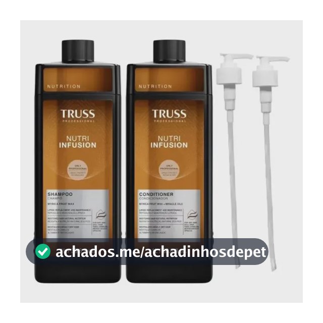 Kit Truss Nutri Infusion Shampoo 1000ml + Condicionador 1000ml