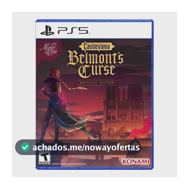 Castlevania Belmonts Curse Midnight Edition Ps5 Midia Fisica