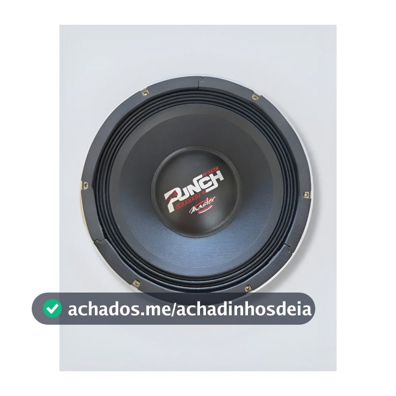 Alto Falante Master Punch 1000 12 4ohms 1000rms Preto
