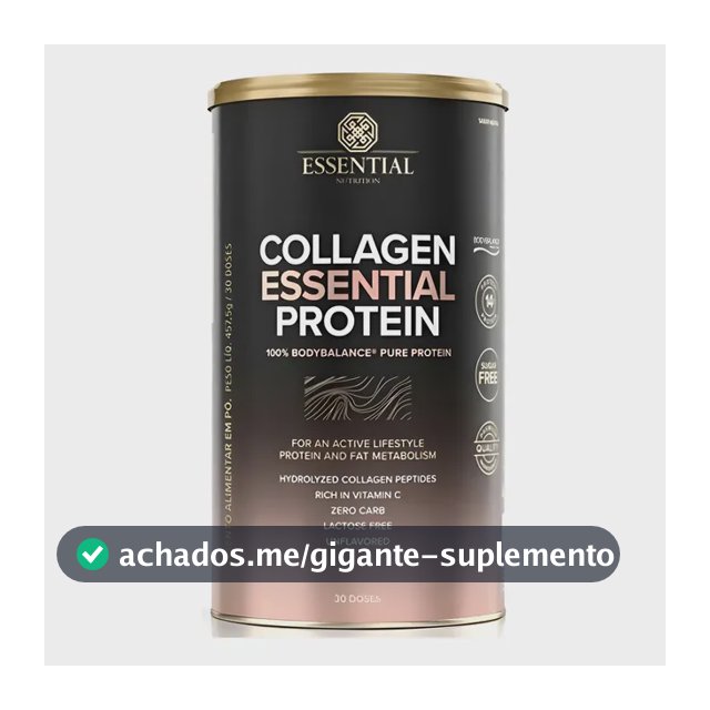 Colágeno Protein Essential Nutrition - Zero Lactose - 457g Neutro