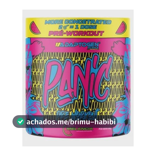 Pré Workout Panic 300g Concentrado Adaptogen Science Sabores Sabor Melancia