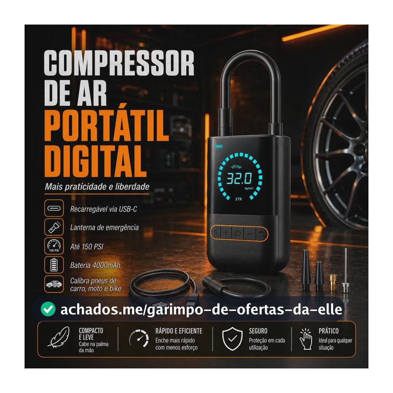 Compressor De Ar Mini Bomba Calibrador De Ar Portátil Recarregável Para Pneus De Bicicleta Moto Carro Bolas Infláveis