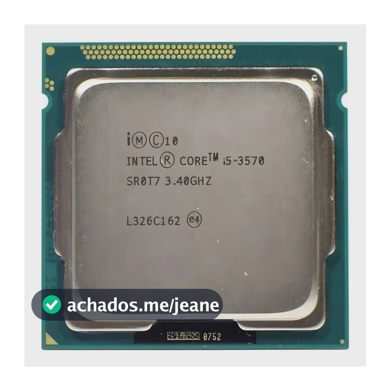 Processador gamer Intel Core i5-3570 CM8063701093103 de 4 núcleos e 3.8GHz de frequência com gráfica integrada